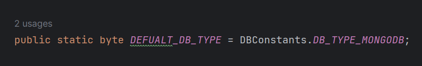 DB Type